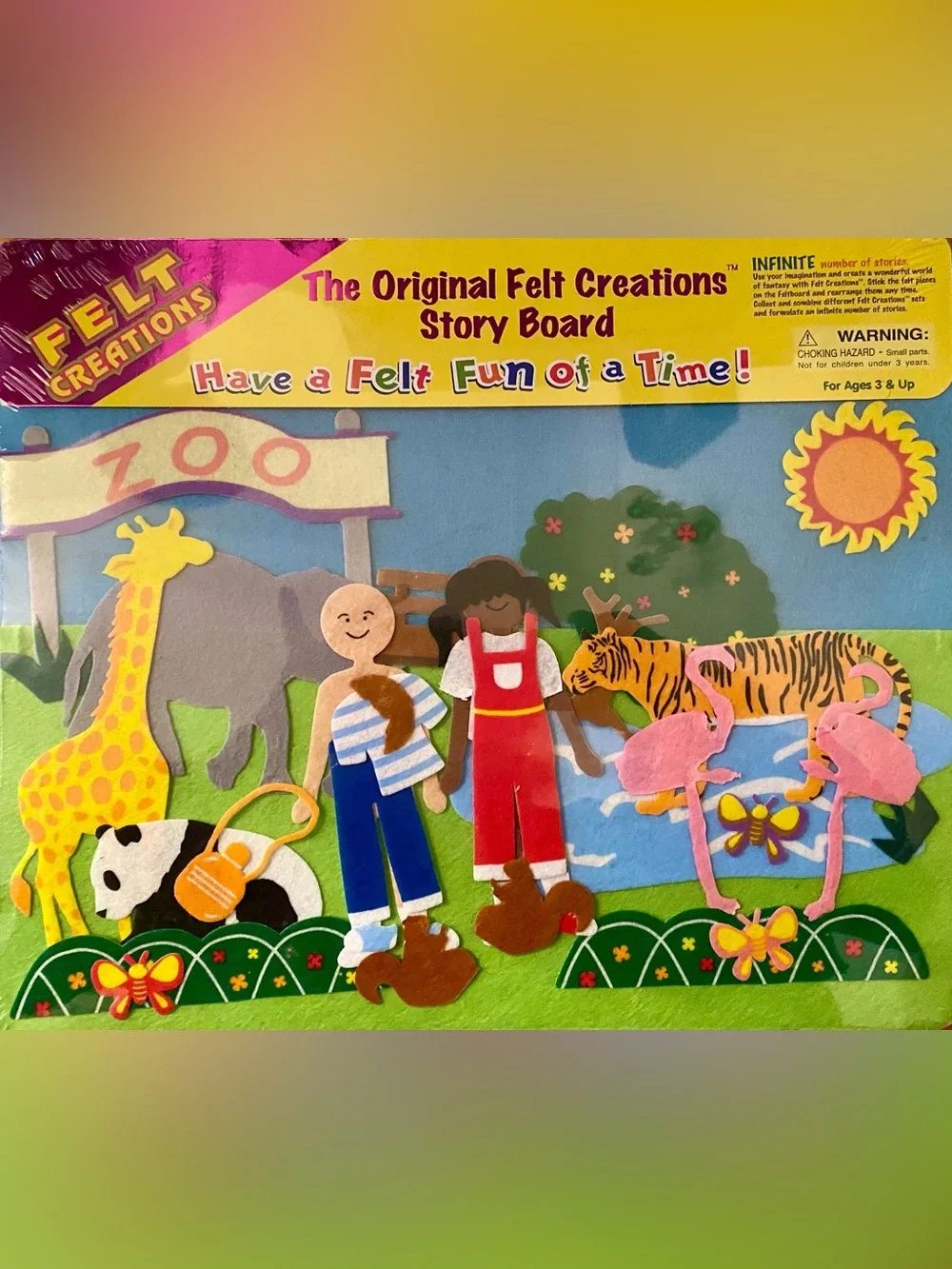 Deluxe 5 Piece Set Original Felt Creations Story Board Busy Book